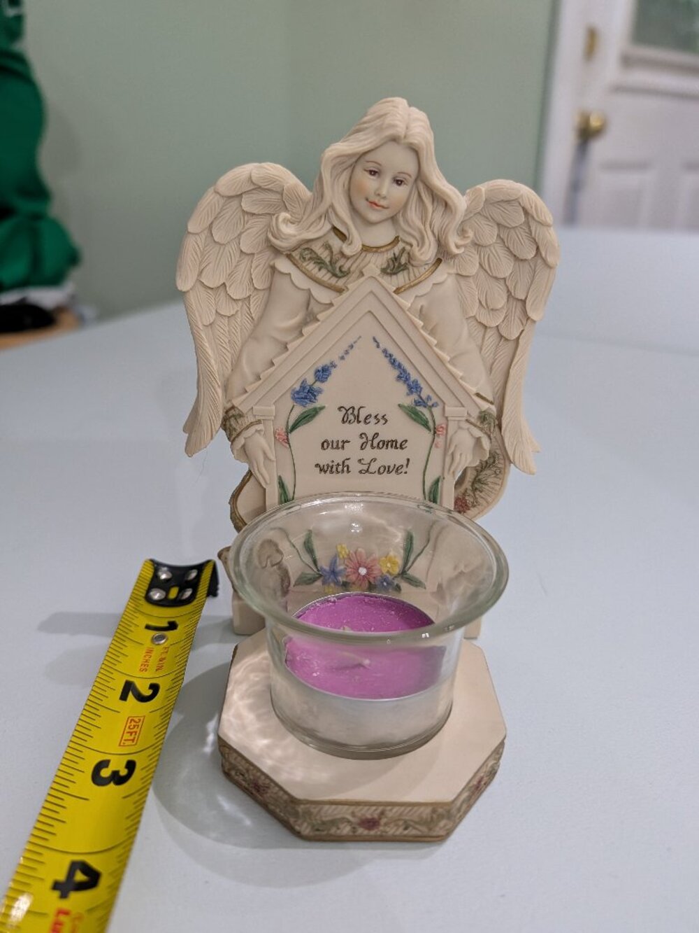 Vintage Sarah's Angels Candle Holder Figure